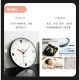 Simple modern silent living room digital scale wall clock