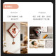 New Chinese style Fuzike restaurant wall clock wall clock