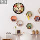 Clock wall clock clock European retro mute personality