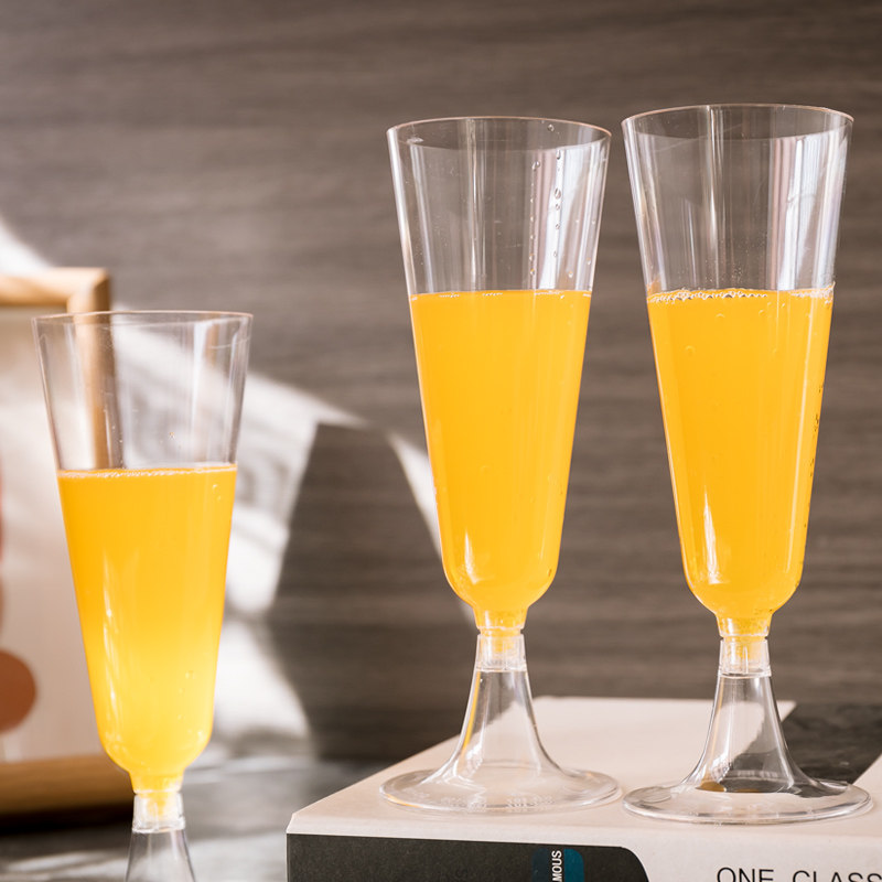 高脚香槟酒会鸡尾酒慕斯布丁冰淇淋果冻甜品硬塑料杯子透明50只,淘宝优惠券,粉丝福利购,淘宝优惠卷