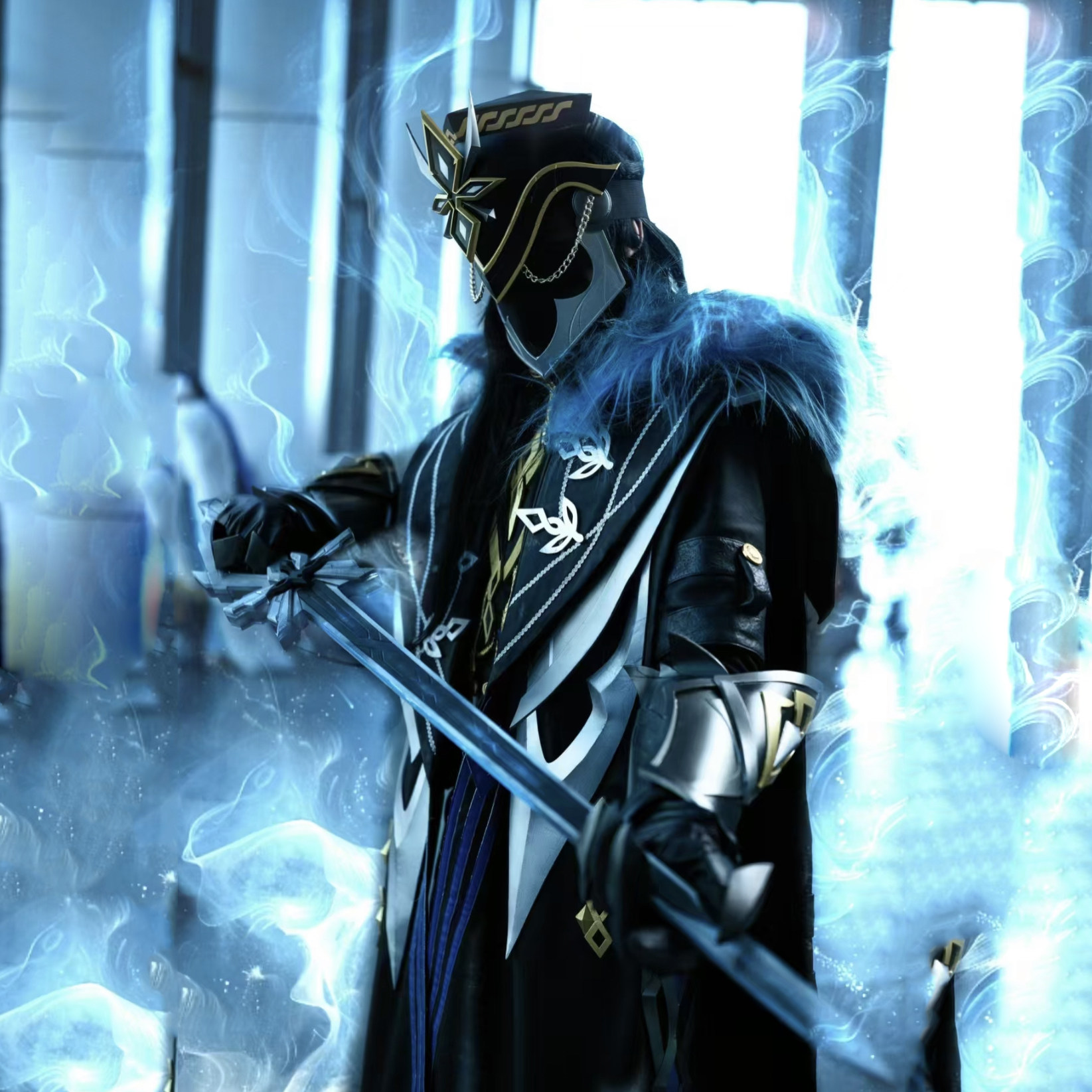 原神cos服愚人众执行官队长卡皮塔诺cosplay游戏服装男女全套