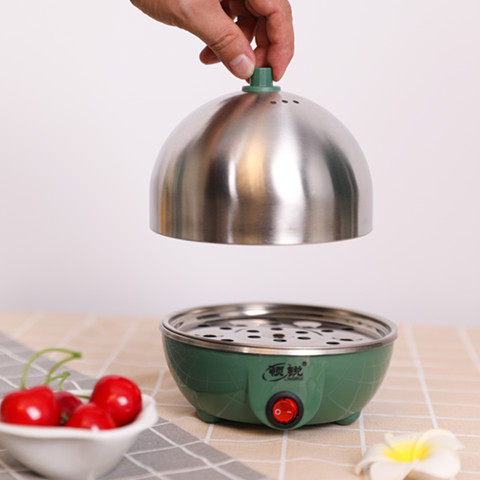 领锐不锈钢煮蛋器自动断电家用多功能早餐蒸蛋器迷你小型1人神器 - 图1