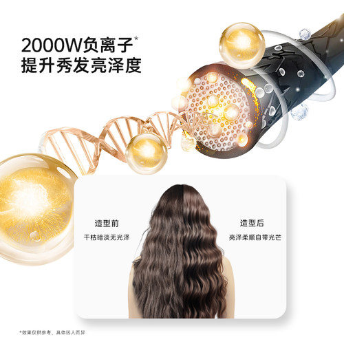 亚克西卷发棒两用负离子大卷陶瓷电卷棒大波浪内扣梨花烫发器32MM - 图2