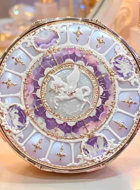 【新品】花知晓骑士独角兽云朵蜜粉散粉清透贴肤柔雾肌新款散粉