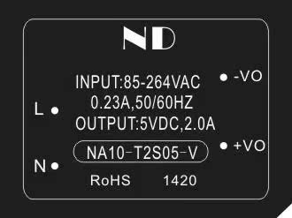 NA10-T2S05-V能达acdc小体积降压隔离模块220V转5V2A10W-图1