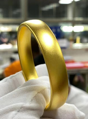 金店同款仿真越南手镯古法传承金色结婚沙金手镯假五三金首饰女