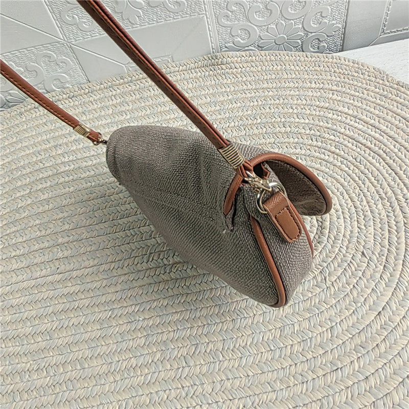 包包女半月单肩斜挎包小方包大容量百搭马鞍包翻盖帆布手机零钱包,淘宝优惠券,粉丝福利购,淘宝优惠卷