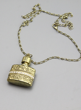 G复古vintage古董中古瓶子项链孤品