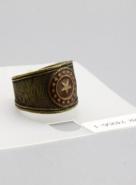 Z复古vintage星星中古戒指指环孤品