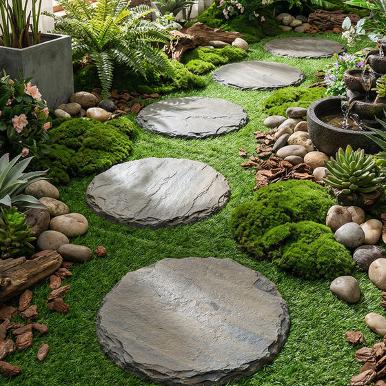 Simulated stepping stone bluestone irregular stepping fake stone
