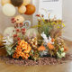Simulated reed flower bush landscaping flower pile floral ornaments