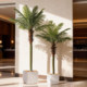 Simulated palm tree, coconut tree, sunflower, fake plant potted plant