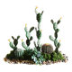 Simulated cactus green plants potted sand plants landscaping