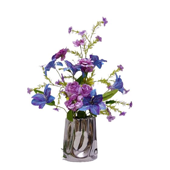 Simulated purple Internet celebrity bouquet landscaping decorative ornaments