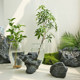 Fiberglass fake stone landscaping decoration indoor landscape stone