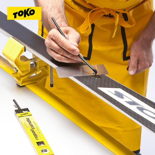 TOKO滑雪板修补工具单双板通用型板底修复管胶 维修工具单盒4支装 - 图0
