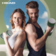 HEAD Hyde adjustable dumbbell electroplating male and female fitness home equipment dormitory heavy training combination set