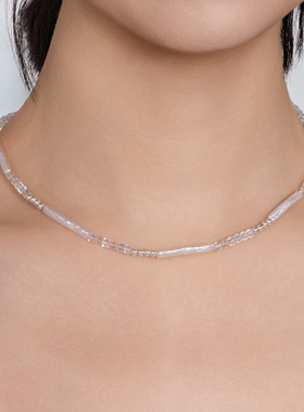 SHURUI 2026春夏新款天然淡水巴洛克珍珠项链锁骨链