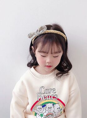 Kids Cute Lovely Cloth Flowers Printed Hairband Small Fresh