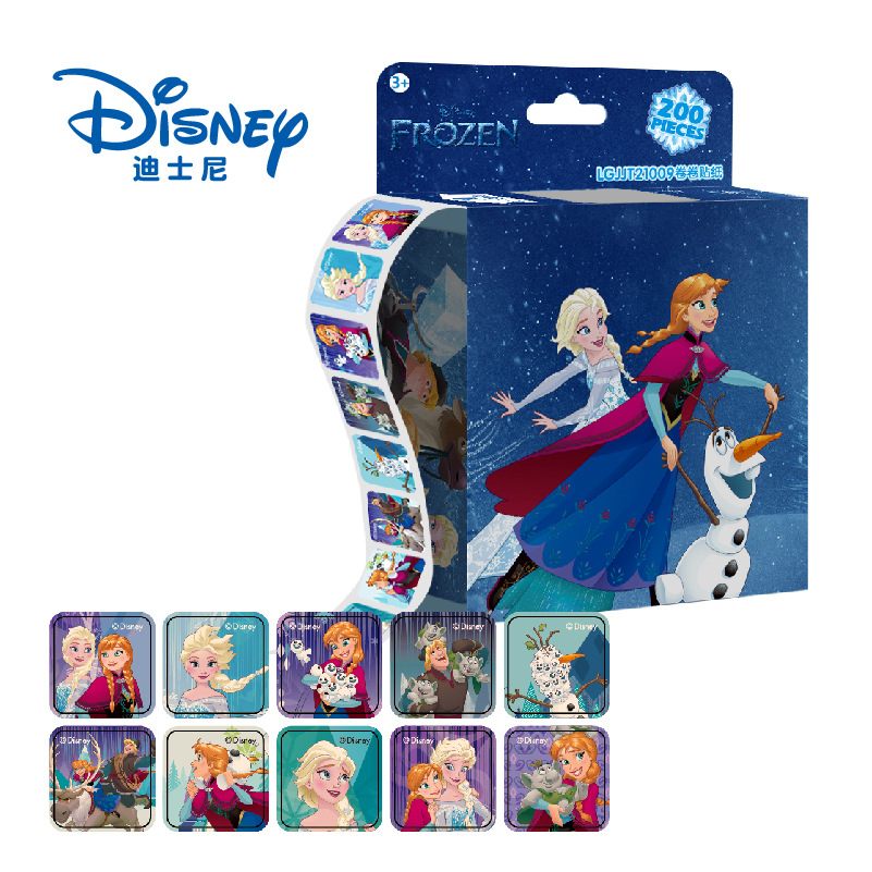 Genuine  Frozen 2 Elsa Anna Removable Stickers Princes - 图2