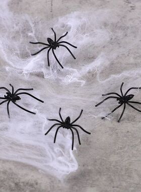 50-100Pcs Halloween Luminous Spiders Scary Trick Spider Indo