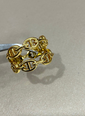 Chaine d'ancre Enchainee双排猪鼻子戒指