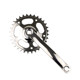 Bicycle crank crankset tricycle round hole crankset