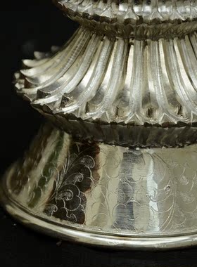 灯座雕花供佛蜡烛尼泊尔手工