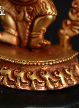 随身鎏金尼泊尔手工小佛像