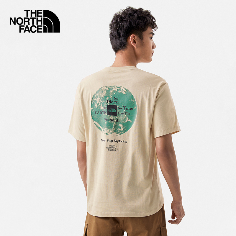 TheNorthFace北面短袖T恤男春夏户外运动地球日LOGO棉半袖81N2 - 图3