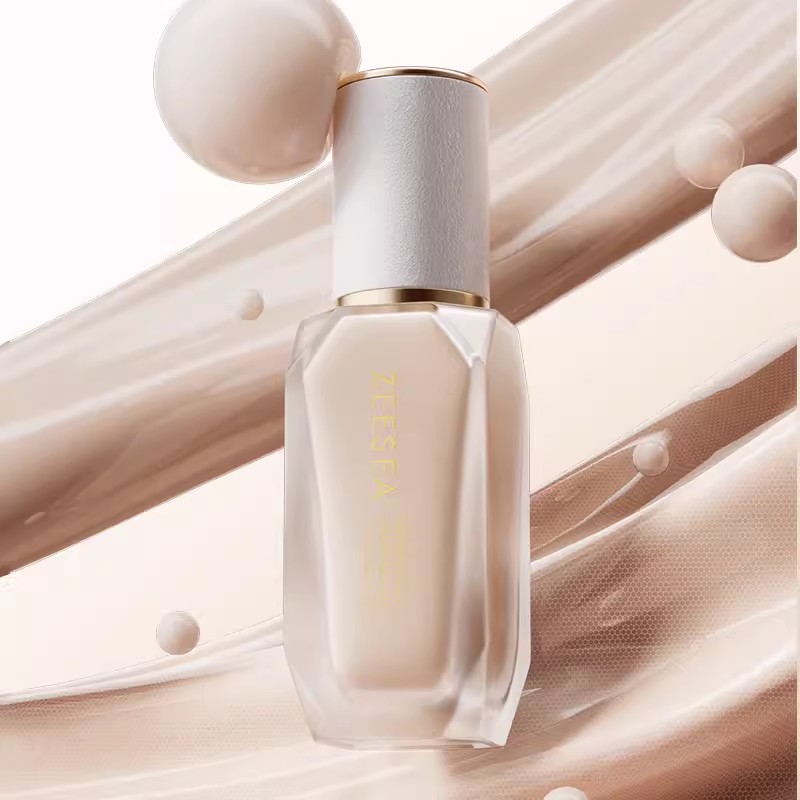 ZEESEA滋色瓷釉沁润粉底液持妆干皮水润控油遮瑕持久不易脱妆女