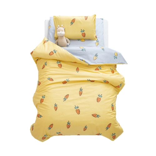 Одеяло для детского сада, хлопковый комплект, хлопковая съёмная детская простыня, 3 предмета, постельные принадлежности