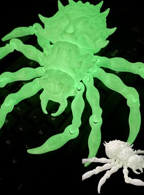 超大号蜘蛛 3d打印蜘蛛爆款骨架关节狼蛛可动摆摊仿真创意礼物
