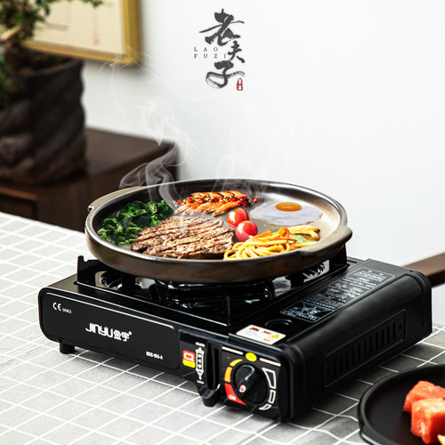 陶瓷小煎锅煤燃气灶微波炉专用多功能家用神器户外烤肉牛排烙饼蛋 - 图0
