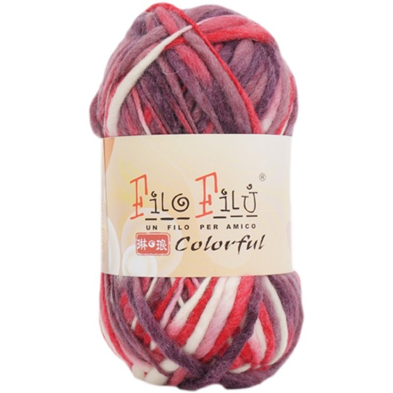 秋冬中粗大肚羊毛线段染幻彩编织diy手编工围巾帽子针织毛衣针线,淘宝优惠券,粉丝福利购,淘宝优惠卷