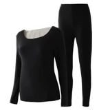 Бархатное удерживающее тепло нижнее белье подходит для мужчин и женщин, утепленный комплект для влюбленных, термобелье, свитер, увеличенная толщина