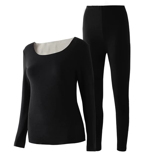 Бархатное удерживающее тепло нижнее белье подходит для мужчин и женщин, утепленный комплект для влюбленных, термобелье, свитер, увеличенная толщина