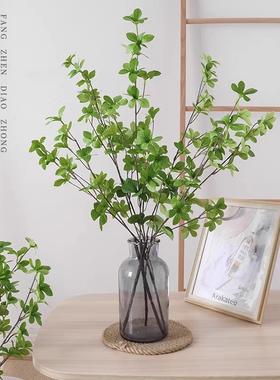 日本吊钟枝仿真植物插花摆件马醉木客厅样板间装饰品假花绿植摆设