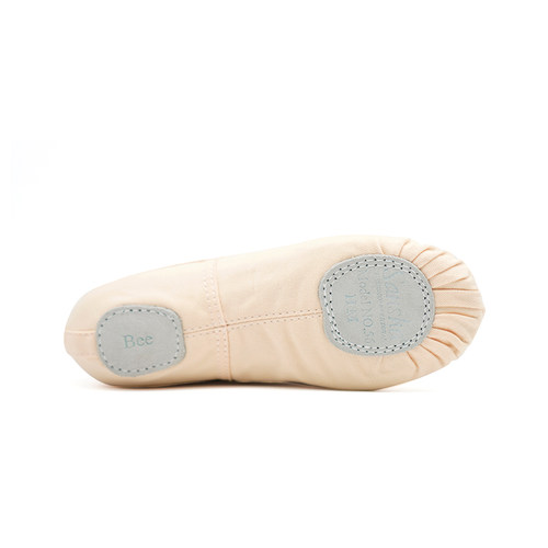 Sansha 三沙芭蕾舞练功鞋棉帆布舞蹈鞋儿童女软底鞋跳舞猫爪56C - 图2