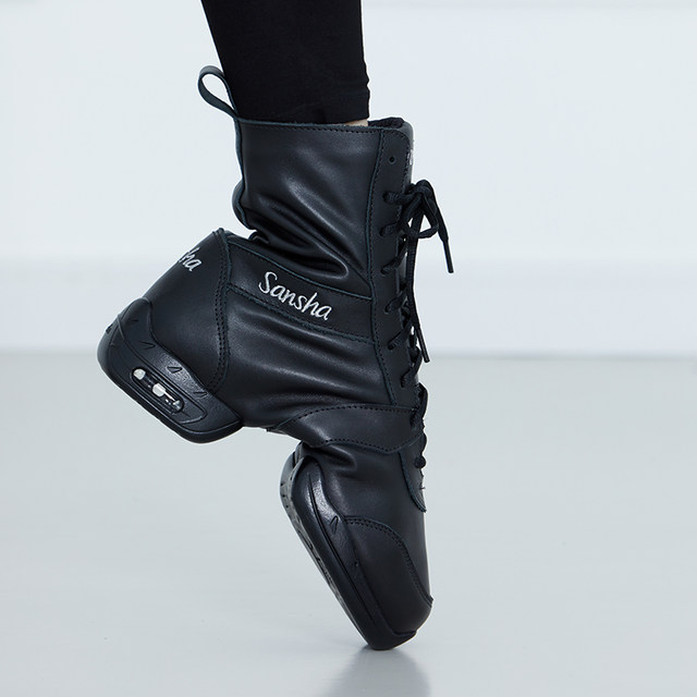 Sansha imported cowhide high-top modern dance shoes