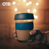 Держать портативную кофейную чашку дофаминового подарка дает подругам и мужчинам подруги стеклянная чашка водяной чашки Рождество