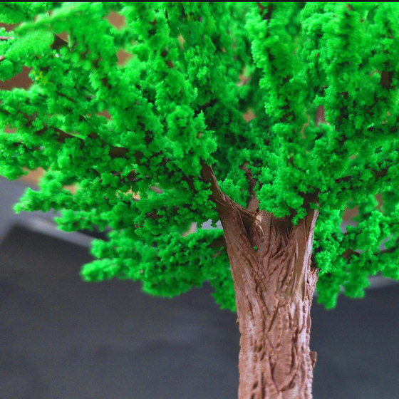 Architectural Sandbox Model Materials Landscape Trees