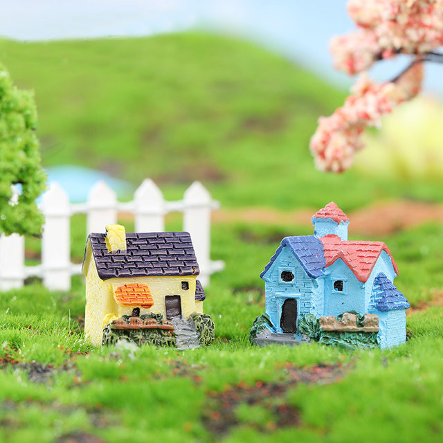 Micro-landscape resin European-style country house