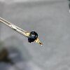 18k gold natural pear-shaped sapphire ring