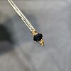 18k gold natural sapphire ring Shandong mining area
