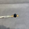 18k gold natural sapphire ring Shandong mining area