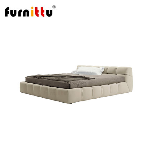 高端furnittu意大利设计师家具Tufty-Bed床ULLLO卧室样板房皮艺床 - 图3