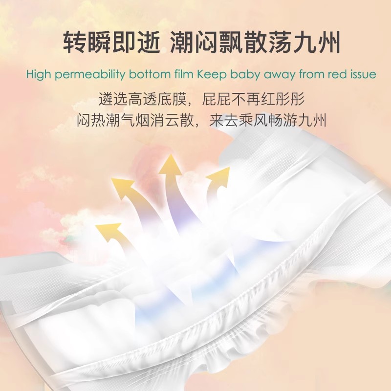 【尺码任选】碧芭宝贝神现婴儿纸尿裤拉拉裤轻柔护肤NB-XXXL码