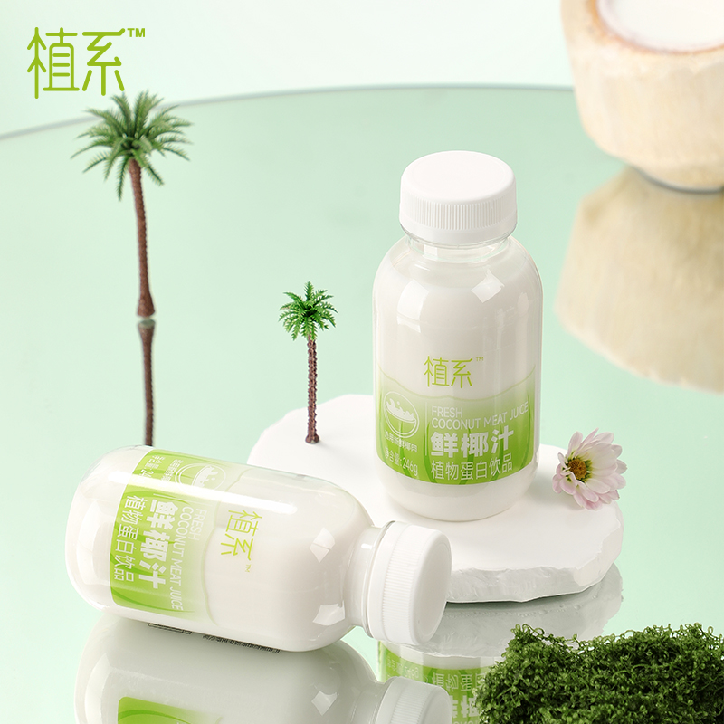 卡尔顿植系椰子汁生榨椰奶0香精椰乳植物蛋白饮料生椰246ml*10瓶-图3