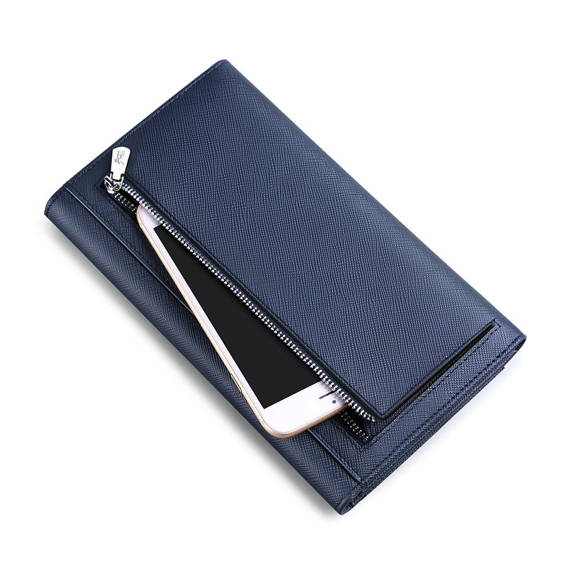 英皇保罗多卡位男士包超薄真皮钱包 williampolo钱包